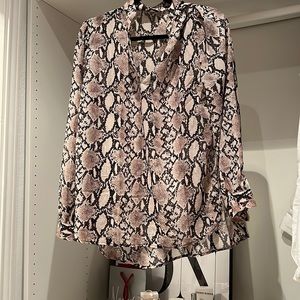 Snake skin blouse